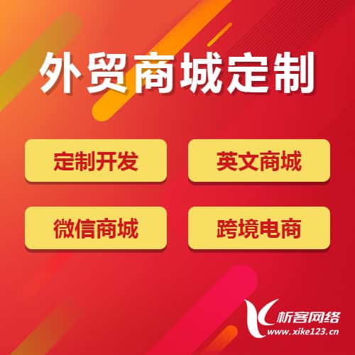 湖北外贸商城定制