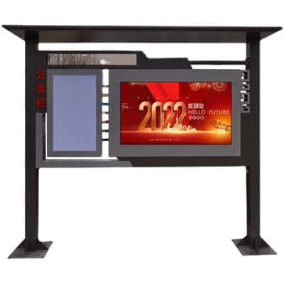 湖北电子阅报栏 | 公园宣传栏 | 智慧社区广告宣传栏智能互动大屏